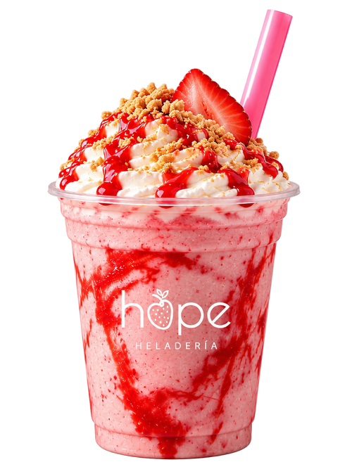 milkshake fresa hope